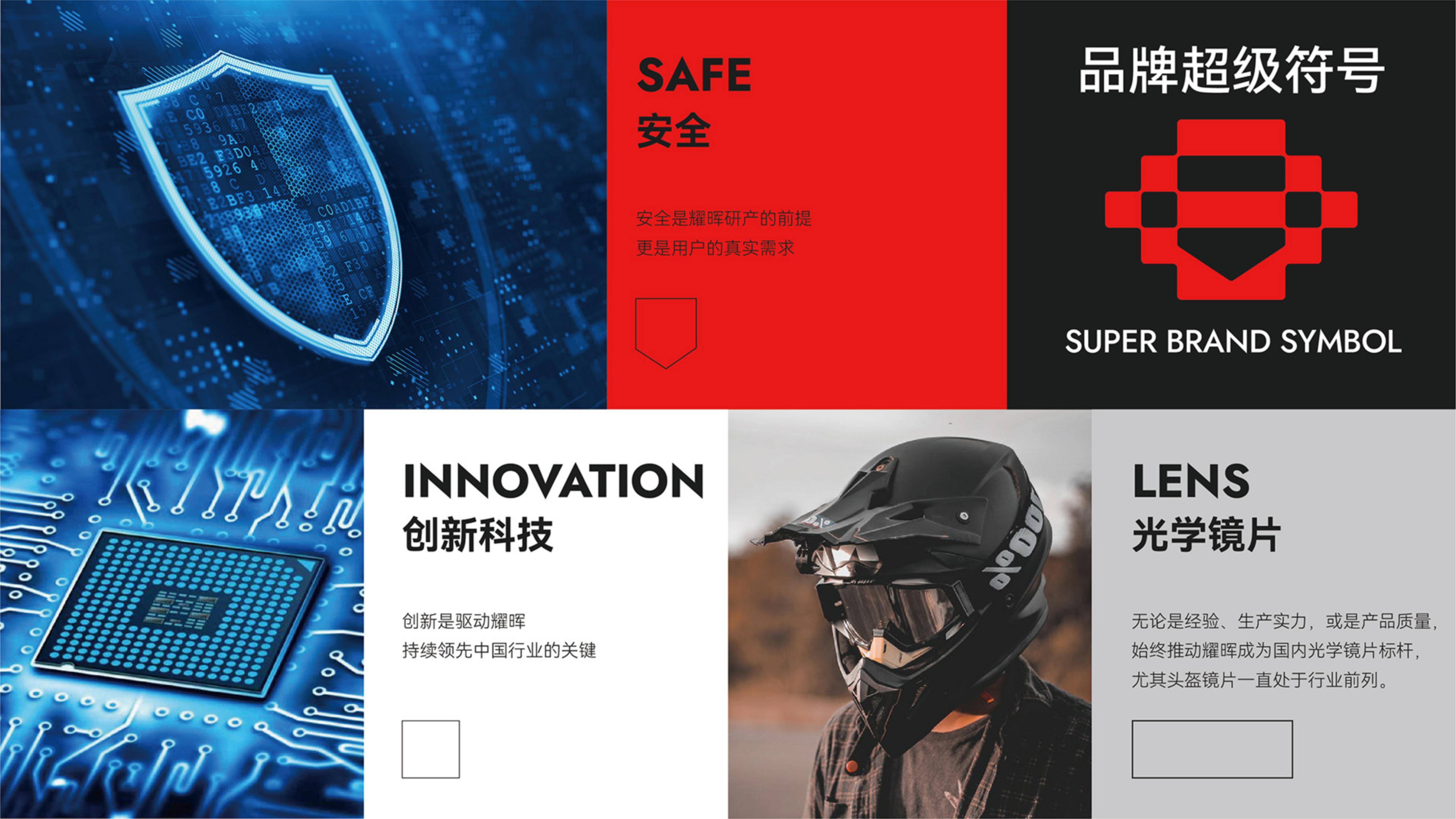 運動光學鏡片品牌全案策劃設計｜耀輝頭盔